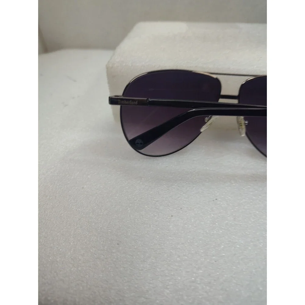 Timberland TB7160 Black Polarized Aviator Metal Sunglasses Frame 60-12-135